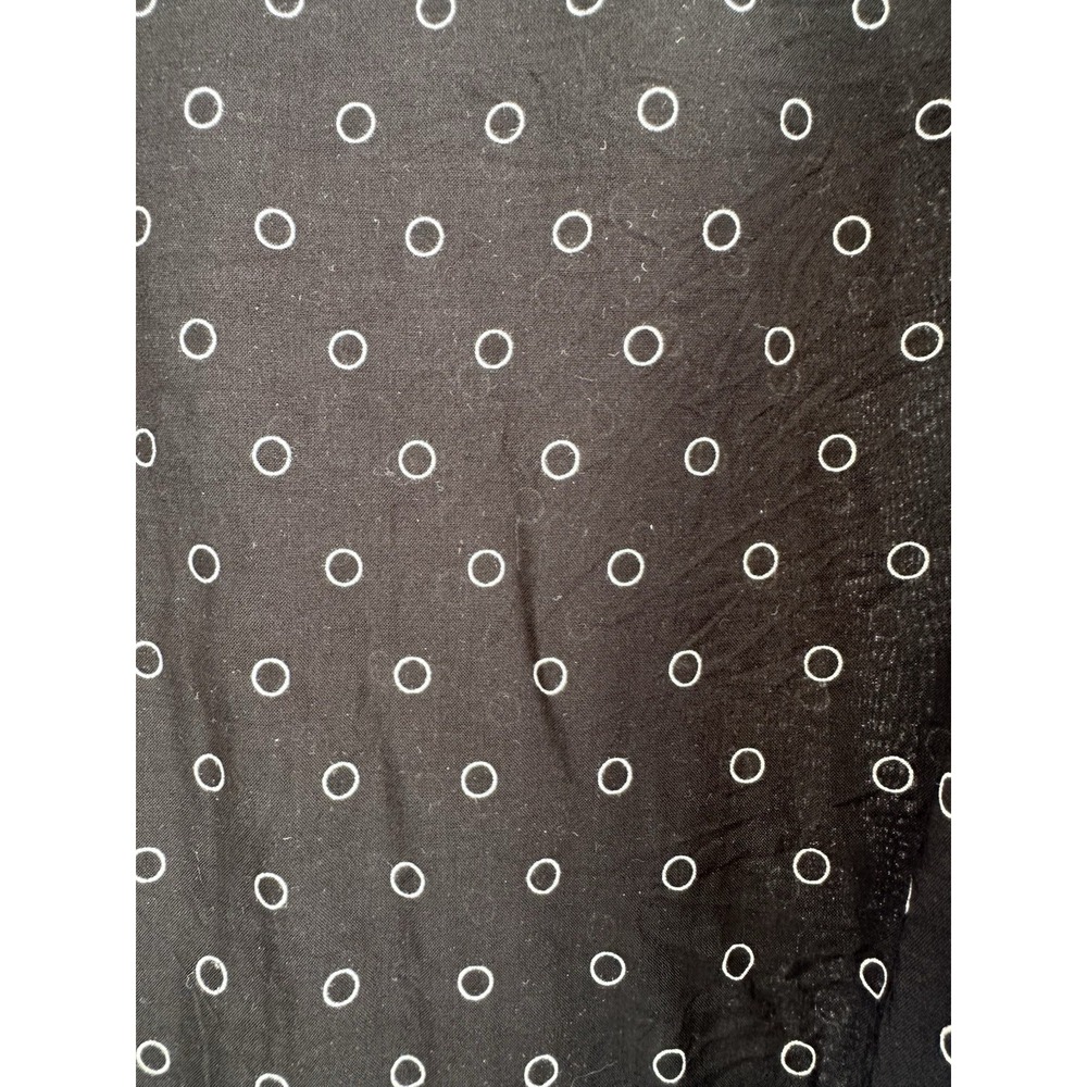 The Kooples Paris Women's Black Relaxed Button-Up Shirt Small‎ Circle Print - Picture 7 of 7